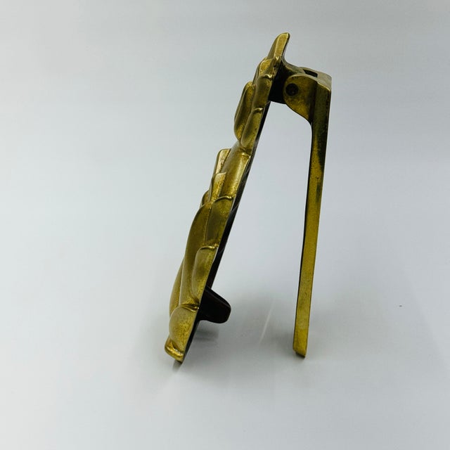 Brass Pineapple Door Knocker For Sale - Image 4 of 11