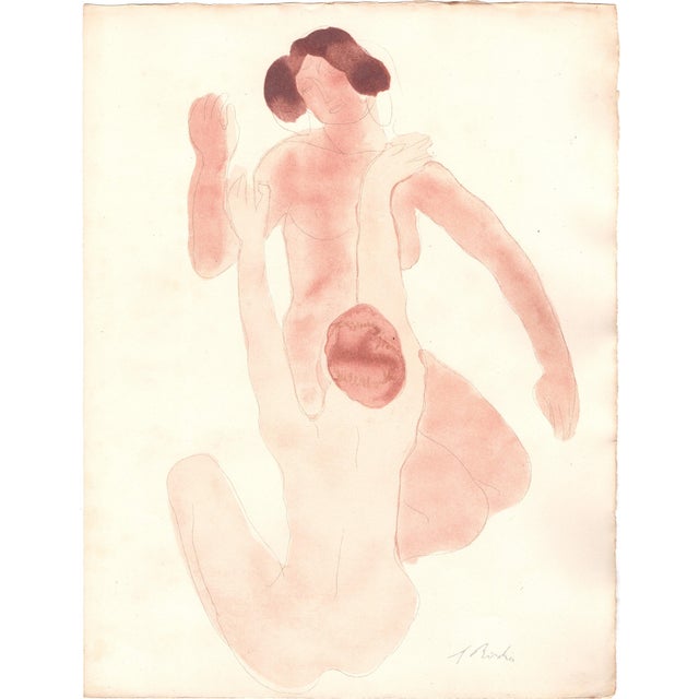 Rodin, Une splendide créature\., Nude, Original Lithograph, 1902 For Sale