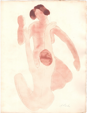 Rodin, Une splendide créature\., Nude, Original Lithograph, 1902