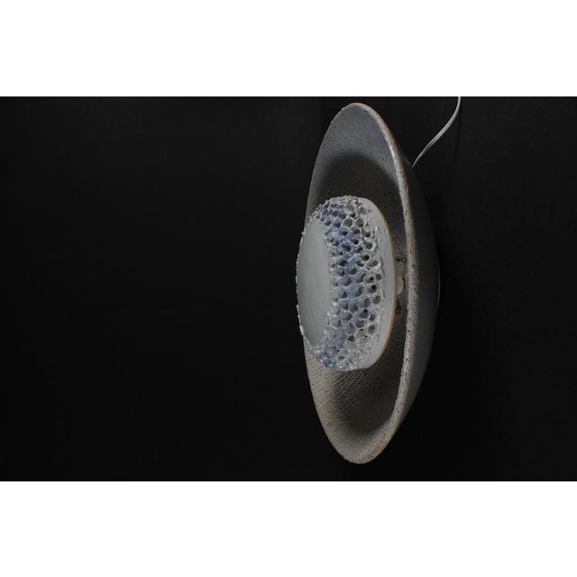 Danish Sculptural Sun Wall Sconce from Brangstrup Stentøj, 1970s For Sale - Image 9 of 17