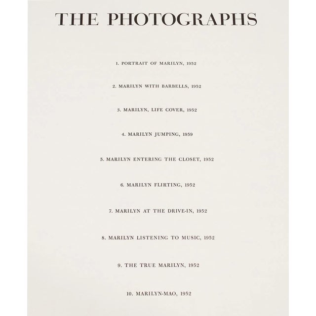 Rare Complete Marilyn Monroe Editioned Portfolio by Philippe Halsman For Sale - Image 10 of 14