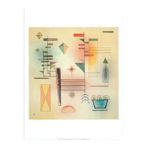 1997 Sonorous Klangvoll by Wassily Kandinsky Vintage Fine Art Print Lithography Poster 90s