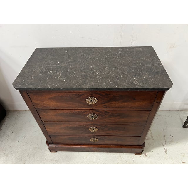 Wood Louis Philippe Mahogany Chest of Drawers, 1800s For Sale - Image 7 of 13