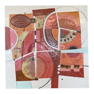 Contemporary Abstract Encaustic Painting Hope Springs Eternal by Therese Cook For Sale