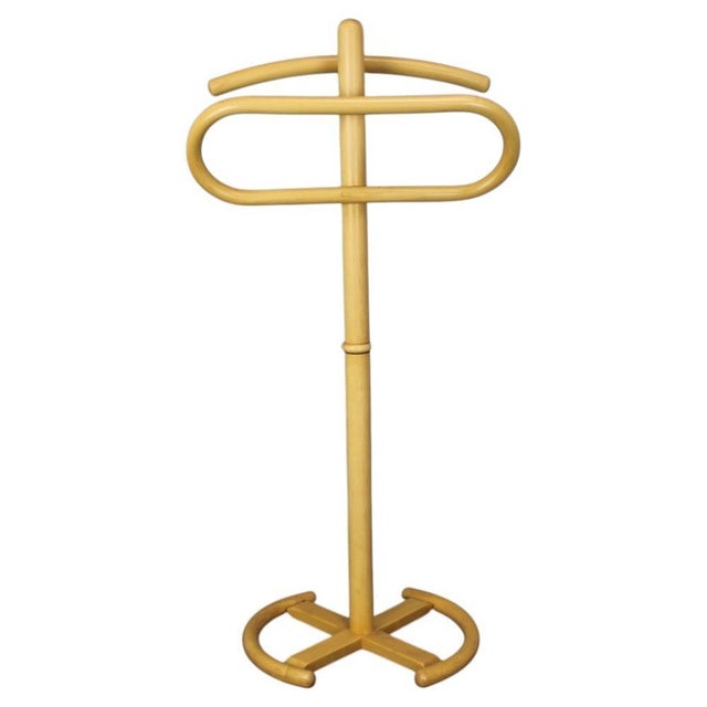 Vintage Bentwood Clothes Valet Stand from Ton, Former Czechoslovakia, 1980s For Sale - Image 9 of 9
