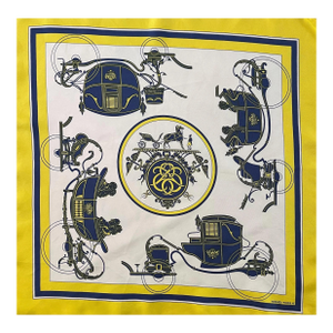 Hermès Gavroche Scarf « Ex-libris » 1998