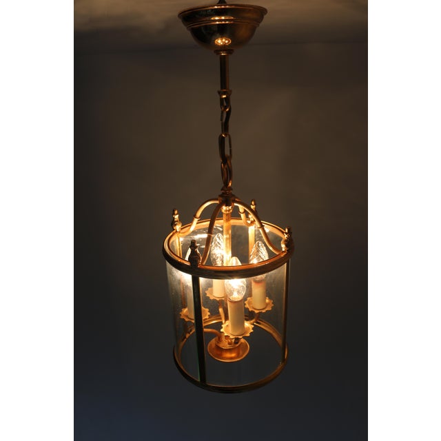 Metal Italian Empire Hall Pendant Lamp by Gaetano Sciolari, 1960s For Sale - Image 7 of 16