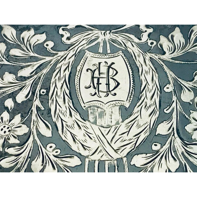 19th Century Russian Niello Silver Tobacco Case For Sale - Image 4 of 13