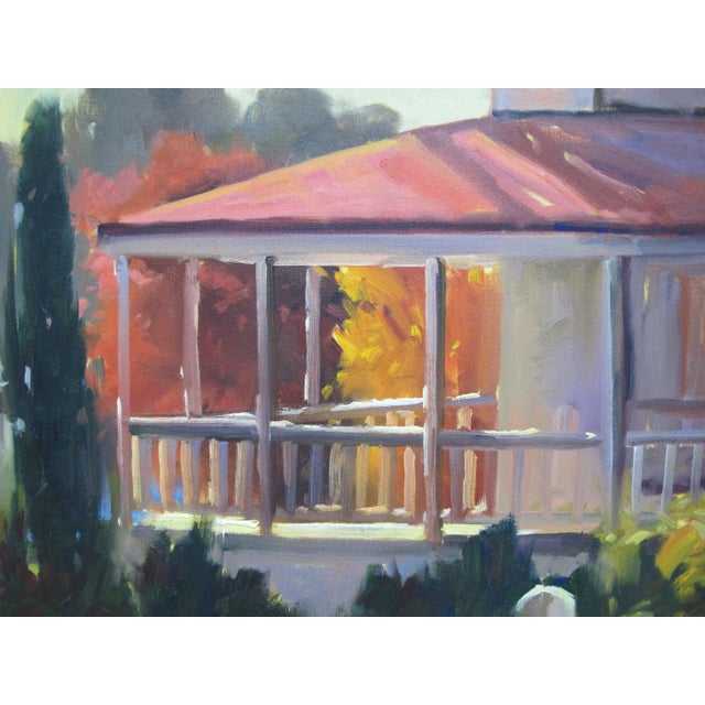Howard Carr Gilt Framed Summer in Los Olivos California House Oil Painting For Sale In Portland, OR - Image 6 of 8