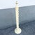 Mid 20th Century Postmodern Cream Spiral Wooden Floor Lamp For Sale - Image 5 of 7