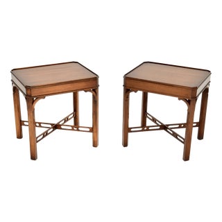 Antique Georgian Side Tables, 1930s, Set of 2 For Sale