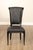 Italian Art Deco Style Set of Eight Ebonized Dining Chairs For Sale - Image 9 of 18