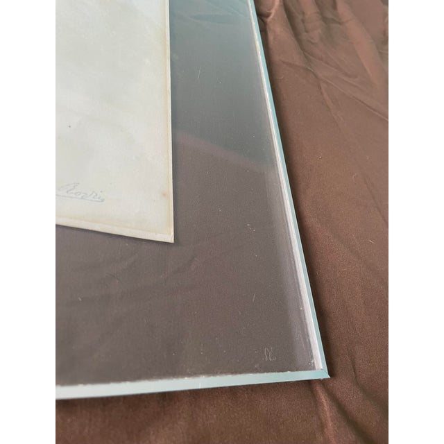 Metal 1902 Auguste Rodin "Nu" Color Lithograph - Signed Robert Kulicke Float Frame, Franz Bader Provenance For Sale - Image 7 of 16