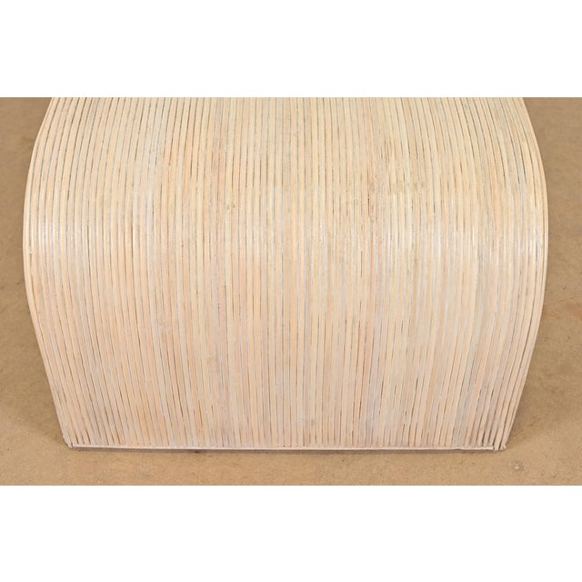 Wood Betty Cobonpue Sculptural Split Reed Rattan Chaise Lounge For Sale - Image 7 of 11