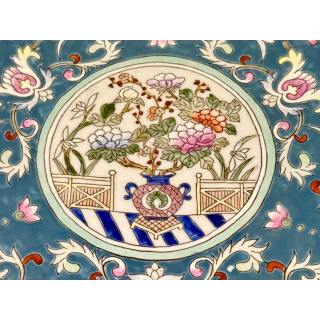 Chinese Vintage Decorative Porcelain Bowl – Made in Hong Kong For Sale - Image 3 of 10