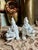 Striking vintage Otagiri Japan porcelain Foo Dogs, crafted in luminous white glazed ceramic with finely detailed facial...