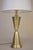 1930s Art Deco Streamline Brass Clessidra Hourglass Table Lamp 1930s For Sale - Image 5 of 9