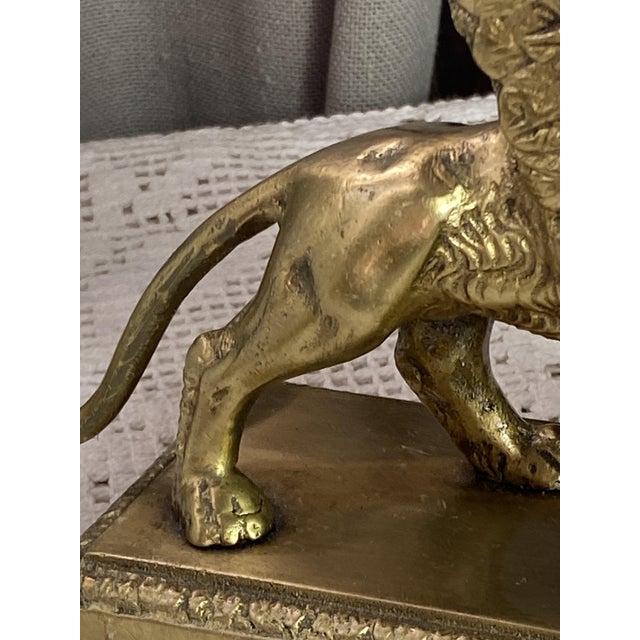 1920s Bronze Lion of Saint Mark, 1920s For Sale - Image 5 of 13