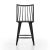 Contemporary Four Hands Lewis Windsor Counter Stool, Black Oak For Sale - Image 3 of 10