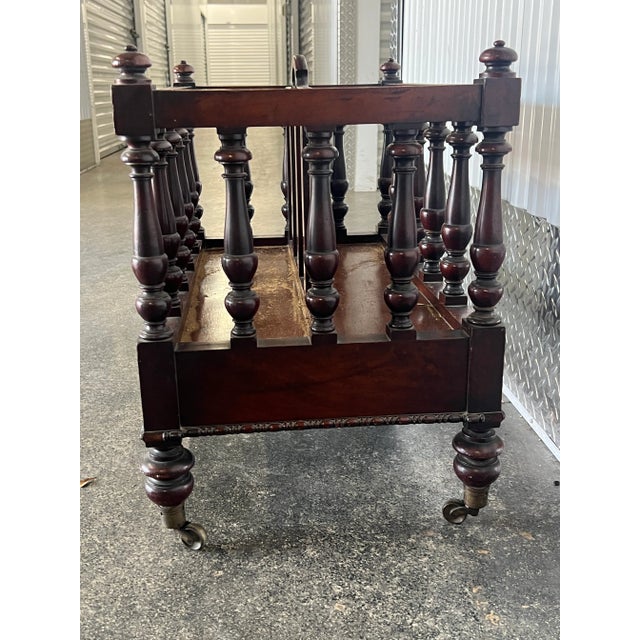 Large 19th Century English Canterbury With Wheels For Sale In Miami - Image 6 of 8