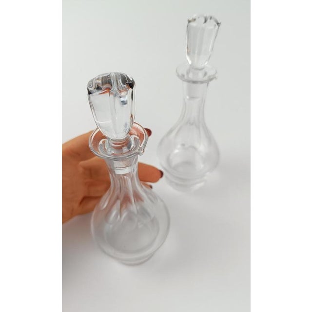 Cruet Set in Gilt Brass, Cut Crystal and Lacquered Goatskin Parchment by Aldo Tura, 1970s, Set of 8 For Sale - Image 10 of 18