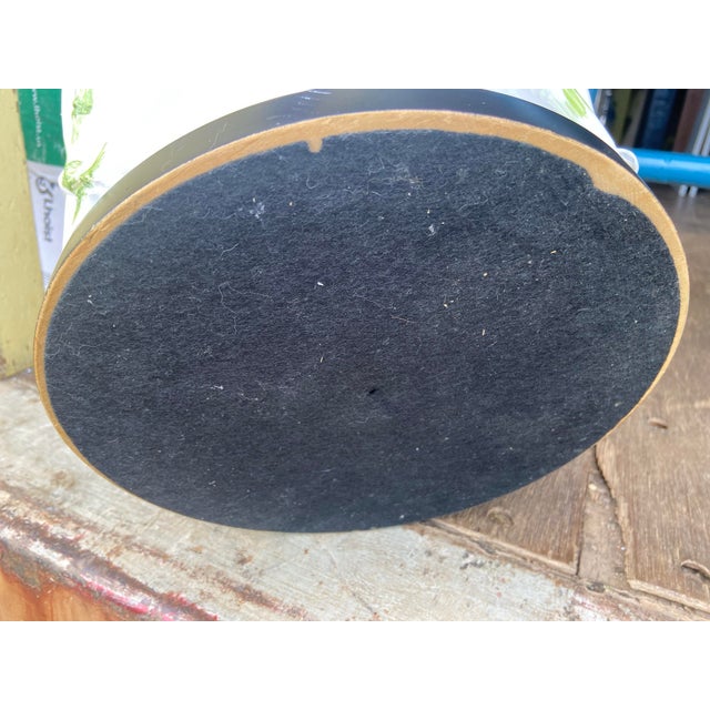 Ceramic Vintage Mid-Century Modern Hollywood Regency Faux Bamboo White Ceramic Table Lamp For Sale - Image 7 of 12