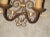1940s Wrought Iron French Sconces With Gilt Highlights, 1940s - a Pair For Sale - Image 9 of 11