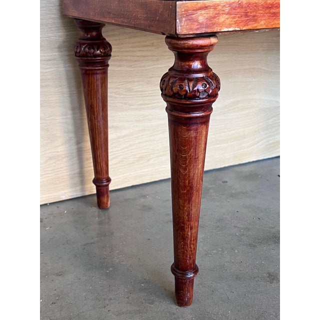 20th Century Pair of French Raspberry Red Wooden Two drawers Nightstands For Sale - Image 14 of 18