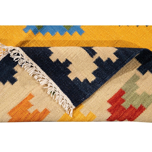 Contemporary 21st Century Modern Kilim Rug 5 '6'' X 8' 2'' For Sale - Image 3 of 13