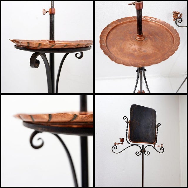 French Barber Mirror, 1930s For Sale - Image 15 of 16