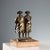 Figure of Carabinieri Couple in the Storm in Bronze For Sale - Image 9 of 9