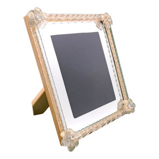 Murano Glass Photo Frame from Manifattura di Murano, 1980s For Sale