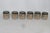 Coins of the World Lowball Bar Glass Set 6pc Black With 22k Gold Design 4920b For Sale - Image 4 of 13