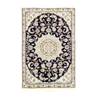 Pasargad DC Fine Hand Knotted Silk & Wool Rug For Sale