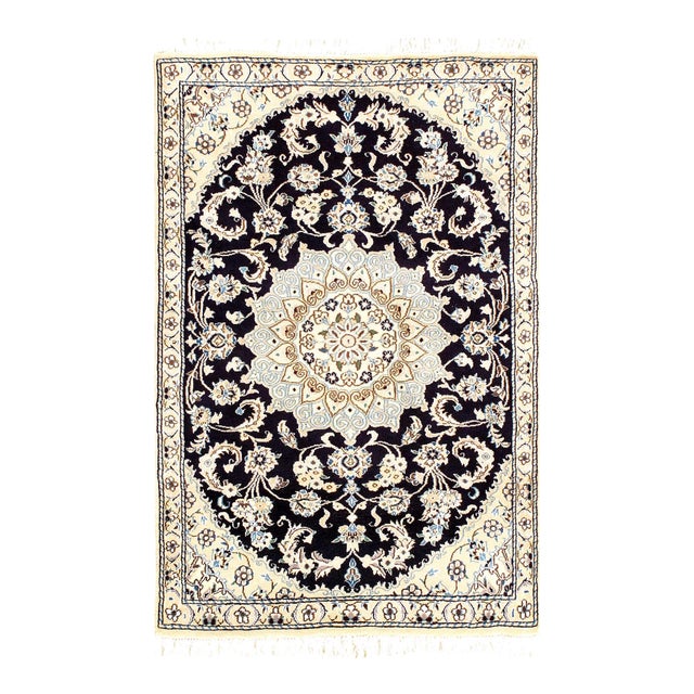 Pasargad DC Fine Hand Knotted Silk & Wool Rug For Sale
