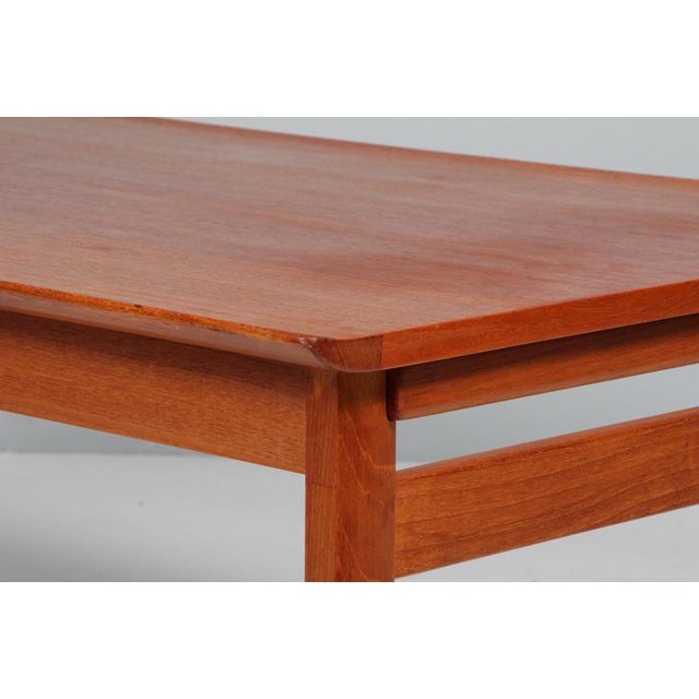 Tove & Edvard Kindt-Larsen Vintage Coffee Table in Teak by Tove & Edvard Kindt-Larsen, 1960s For Sale - Image 4 of 8
