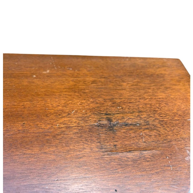 Early 20th Century English Queen Anne Demilune Table For Sale - Image 11 of 11