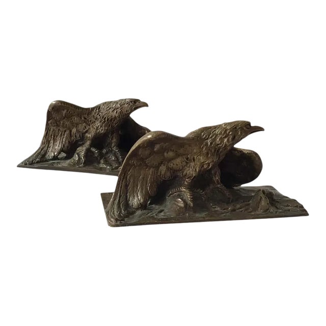 1880s Bronze Eagle by A. Marionnet For Sale