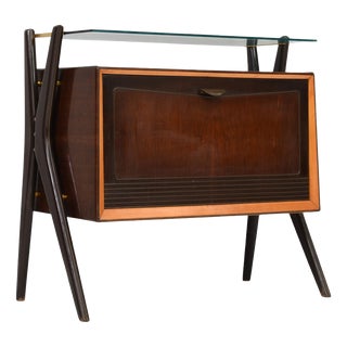 Dry Bar Cabinet attributed to Vittorio Dassi, Italy, 1950s For Sale