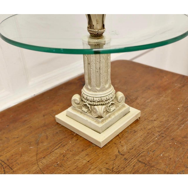 1960s French Toleware Gueridon Cake Stand or Dumb Waiter, 1960s For Sale - Image 5 of 8