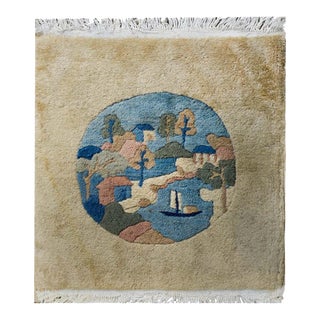 Early 20th Century Chinese Art Deco Rug For Sale
