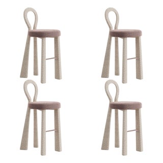 Mary III Bar Chairs by Ottiu, Set of 4 For Sale