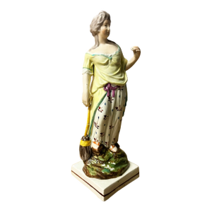 Early 19th Century Georgian Staffordshire Pearlware Neoclassic Greek Figure