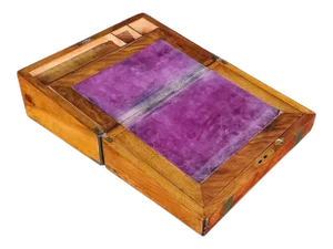 Antique English Victorian Era Travel Desk Writing Slope Box