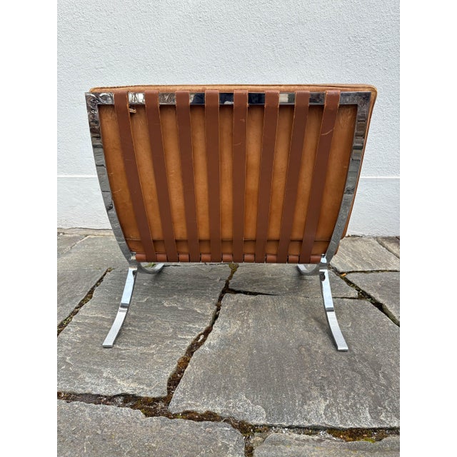 1960s Barcelona Chair by Ludwig Mies Van Der Rohe for Knoll Inc., 1960s For Sale - Image 5 of 11