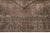 Textile Brown Vintage Overdyed Handmade Medallion Wool Rug 8'6" X 11'6" For Sale - Image 7 of 10