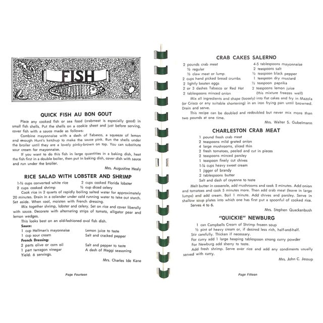 "The Palm Beach Cook Book" 1968 Healy, Harriet For Sale - Image 9 of 12