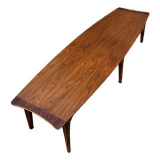 Mid Century Surfboard Coffee Table For Sale