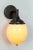 Ostrich Egg Cast Brass Arm Sconce For Sale - Image 9 of 11