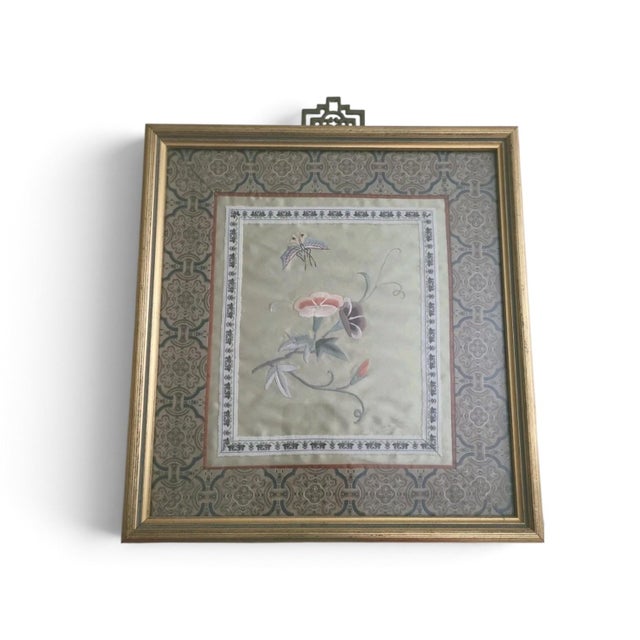 This vintage Chinese set of 3 silk embroidery panels beautifully framed are unique and exquisite pieces of Asian artistry....